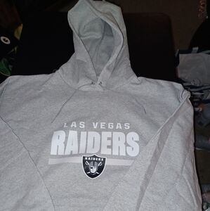 Las Vegas Raiders Big Mans Hoodie Size 2XL Gray 2X New